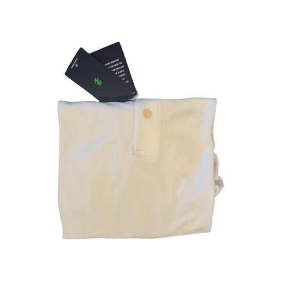 IZOD Golf Pro Tech Grid Polo NWT Men’s L Bright White - Picture 4 of 10